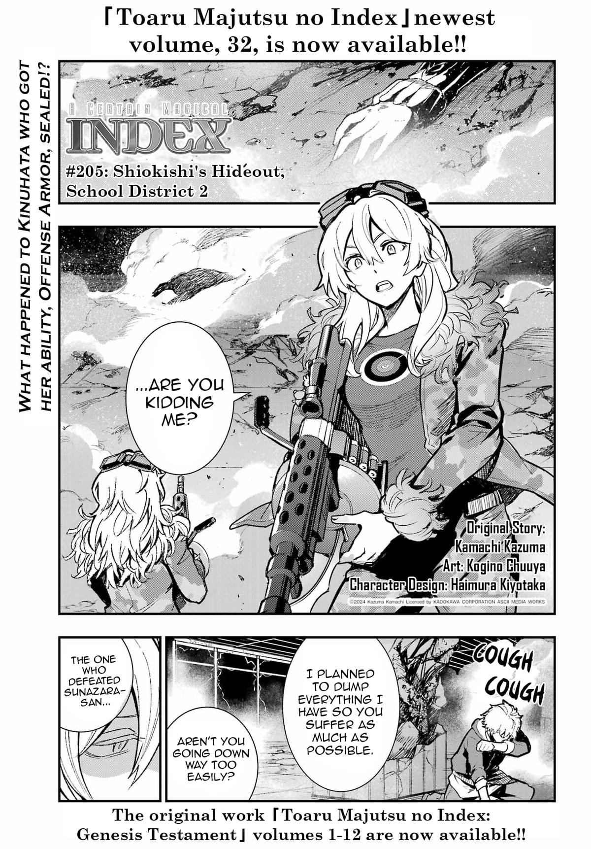 Toaru Majutsu no Index Chap 205 - Next Chap 206