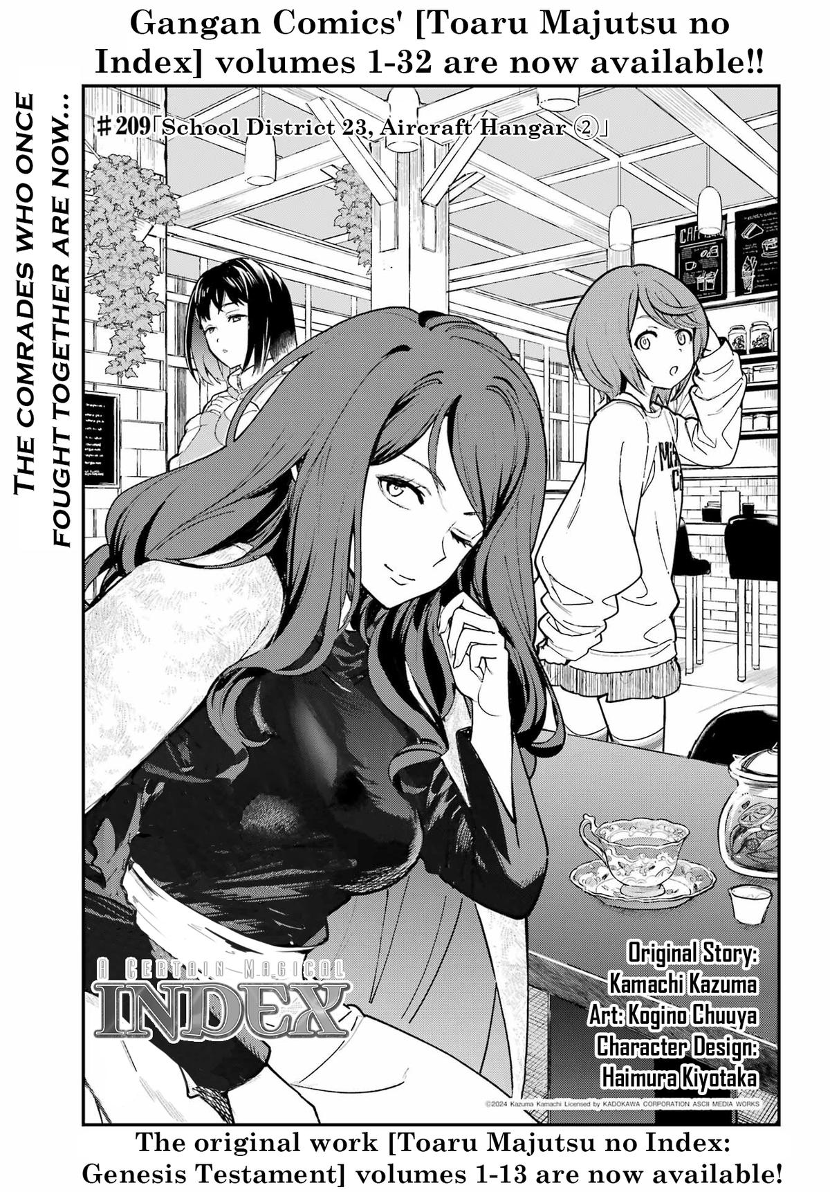 Toaru Majutsu no Index Chap 209 - Next Chap 210