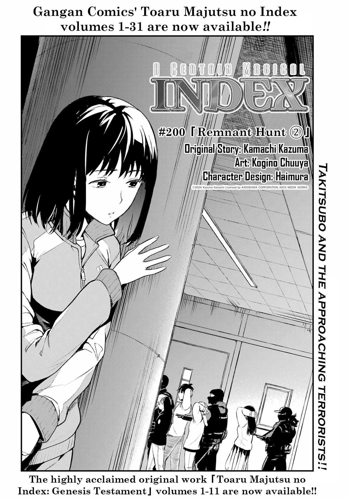 Toaru Majutsu no Index Chap 201 - Next Chap 202
