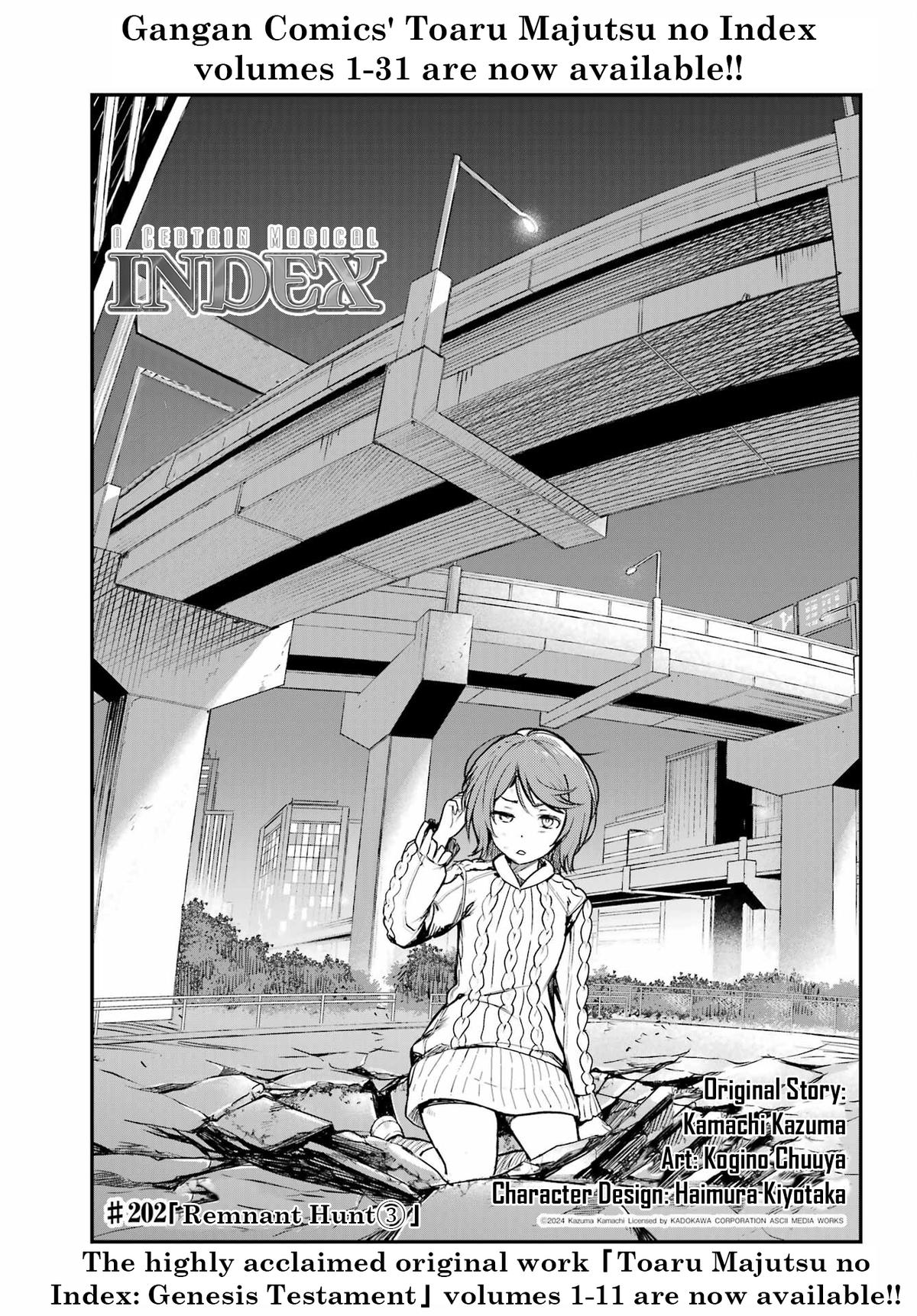 Toaru Majutsu no Index Chap 202 - Next Chap 203