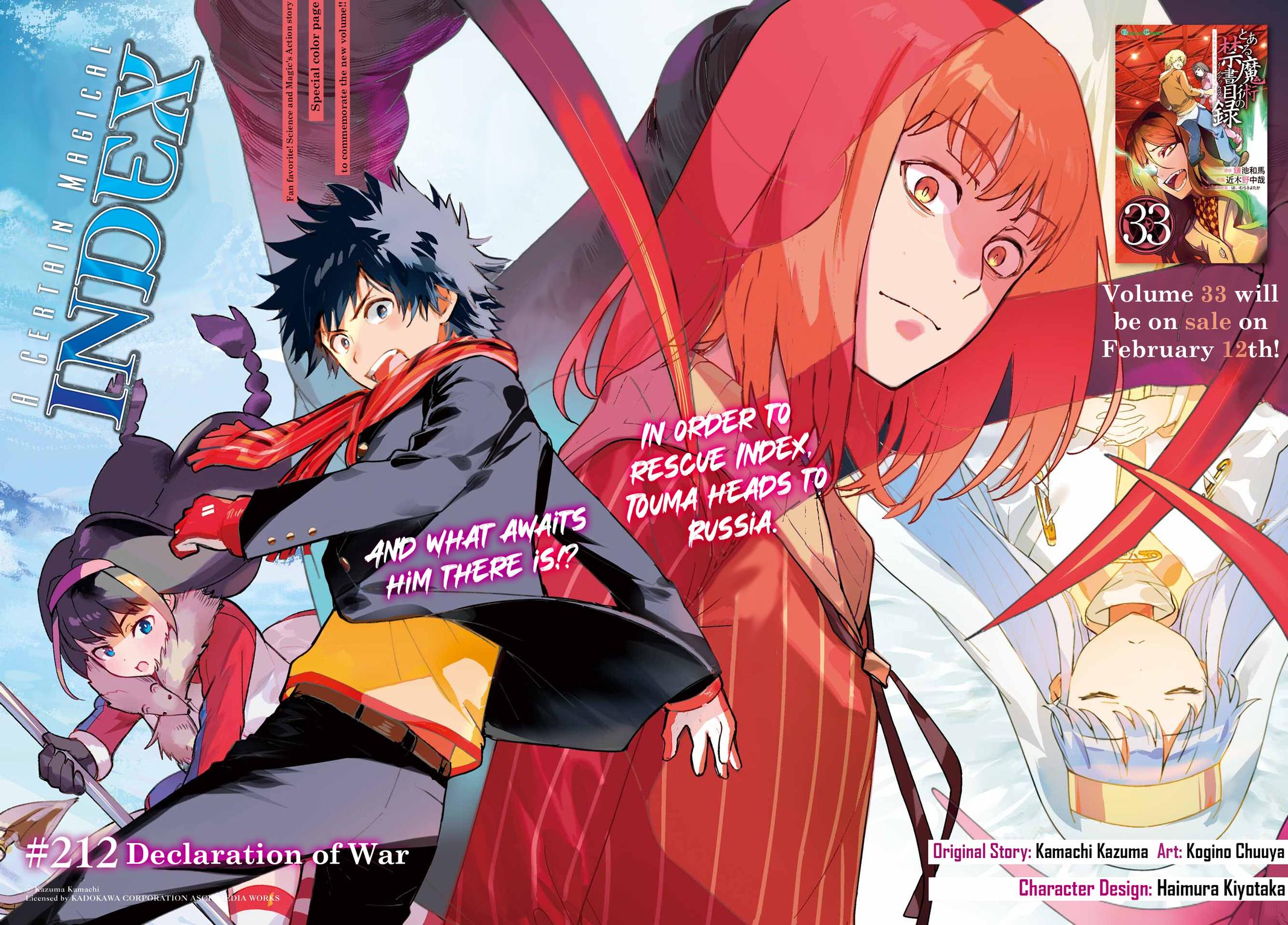 Toaru Majutsu no Index Chap 212 - Next Chap 213