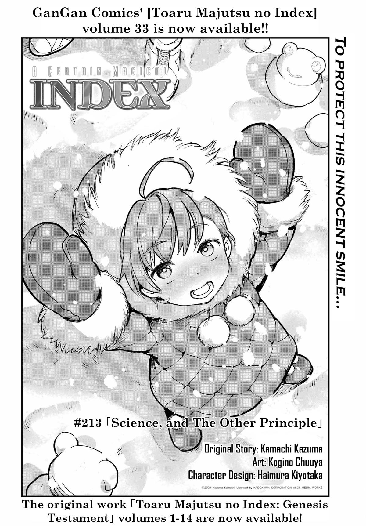 Toaru Majutsu no Index Chap 213 - Next Chap 214