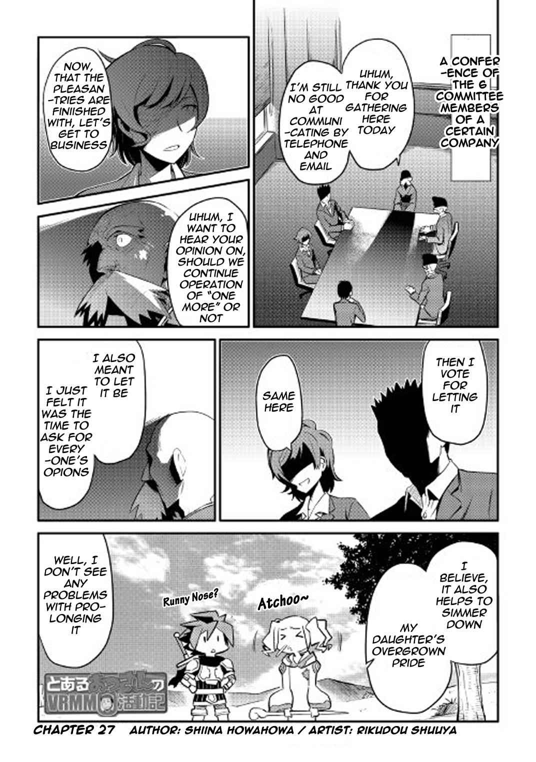 Toaru Ossan no VRMMO Katsudouki Chap 27 - Next Chap 28