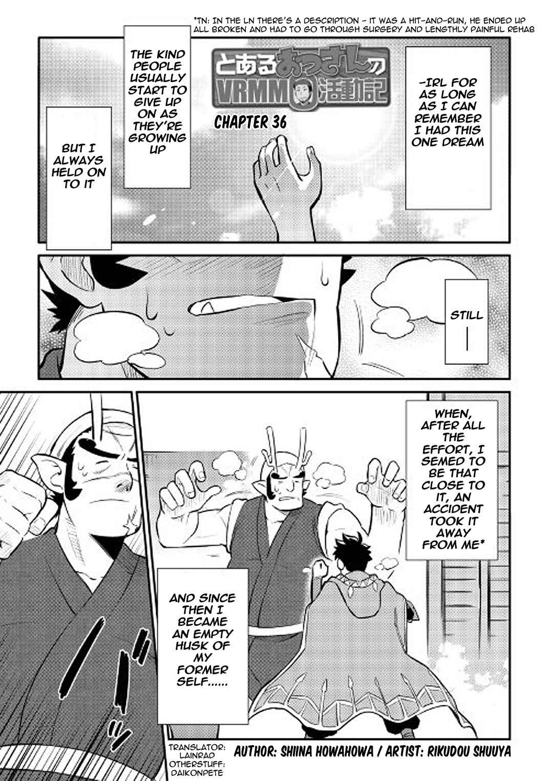 Toaru Ossan no VRMMO Katsudouki Chap 36 - Next Chap 37