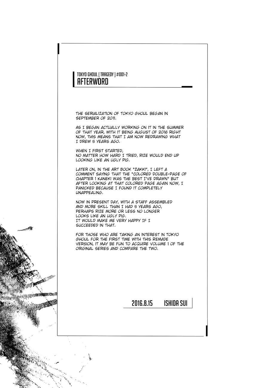 Tokyo Ghoul Chap 1.5 - Next Chap 2.5