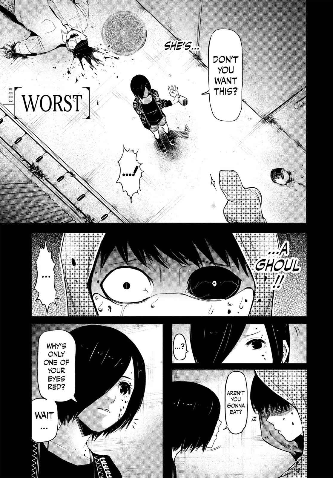 Tokyo Ghoul Chap 3 - Next Chap 4