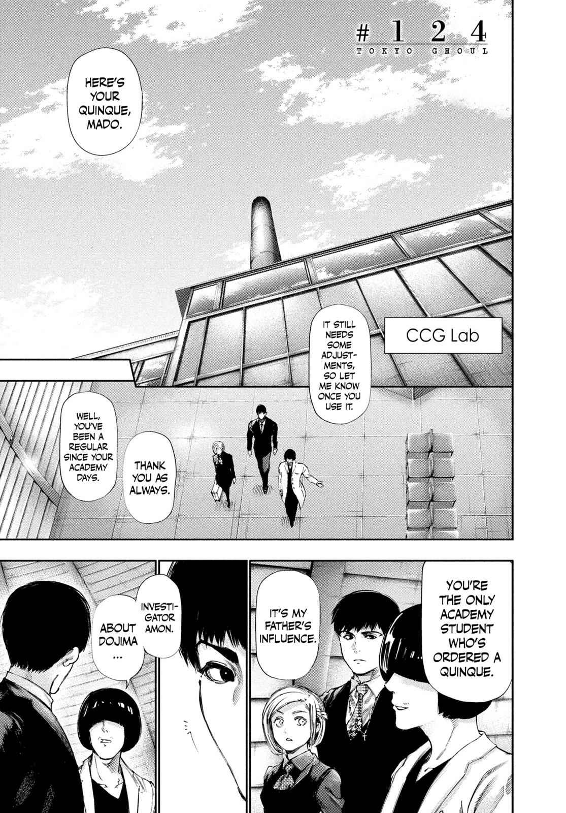Tokyo Ghoul Chap 124 - Next Chap 125