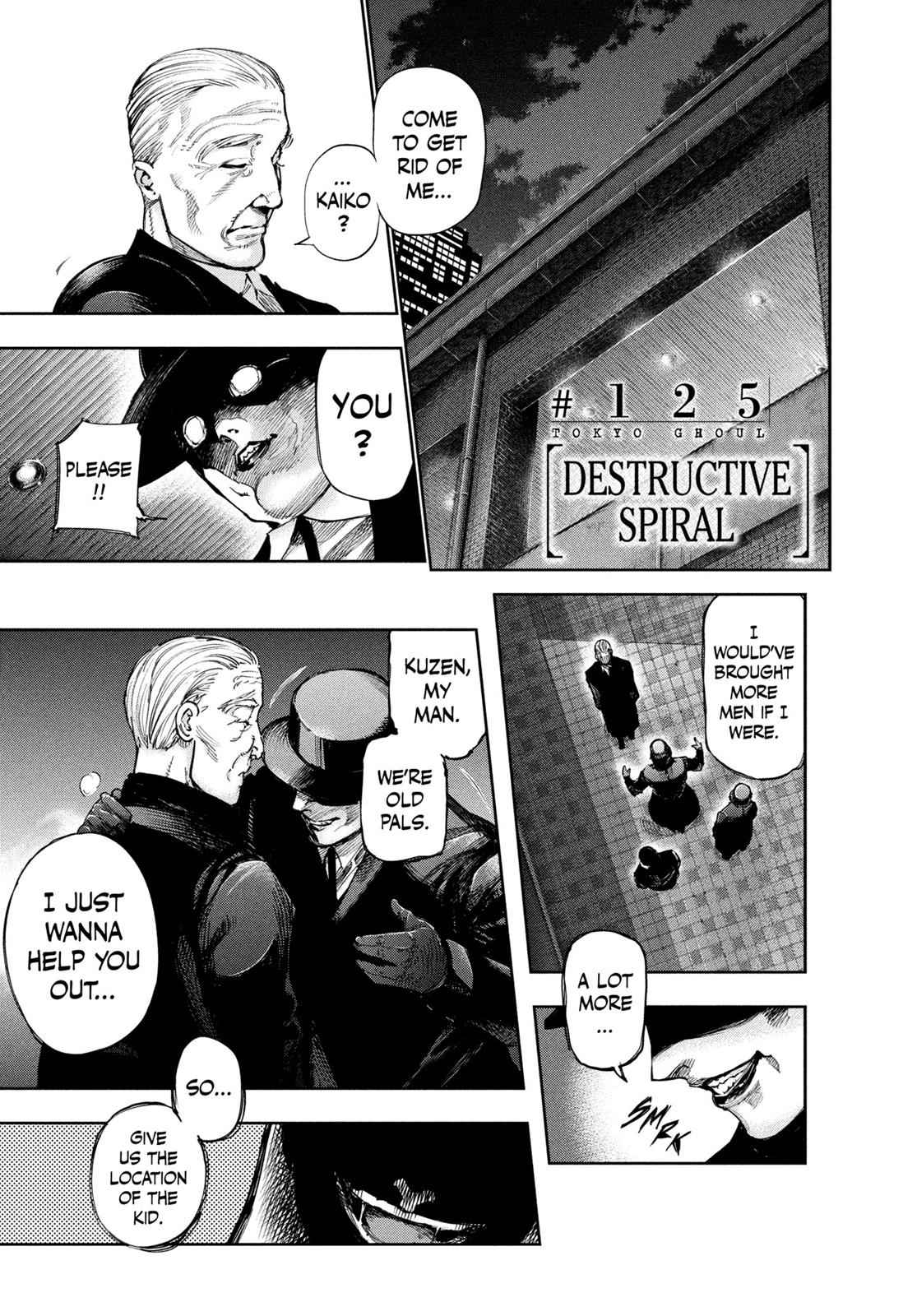 Tokyo Ghoul Chap 125 - Next Chap 126