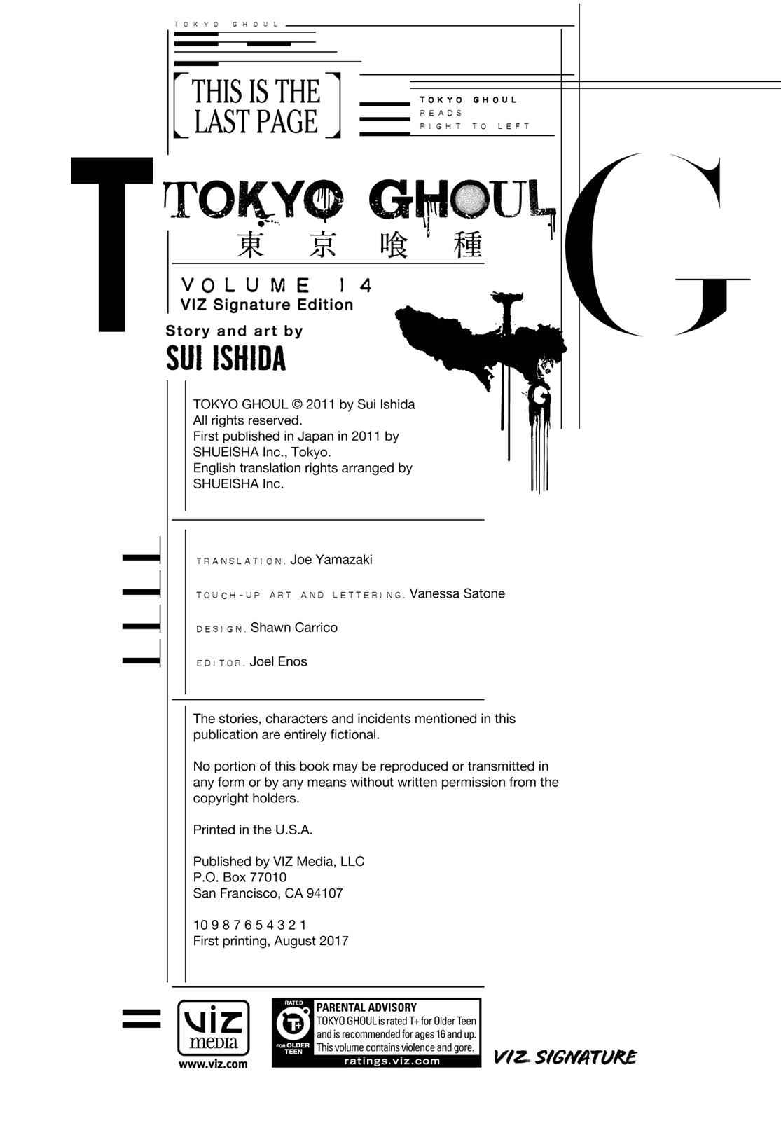 Tokyo Ghoul Chap 143 - Next Chap 144
