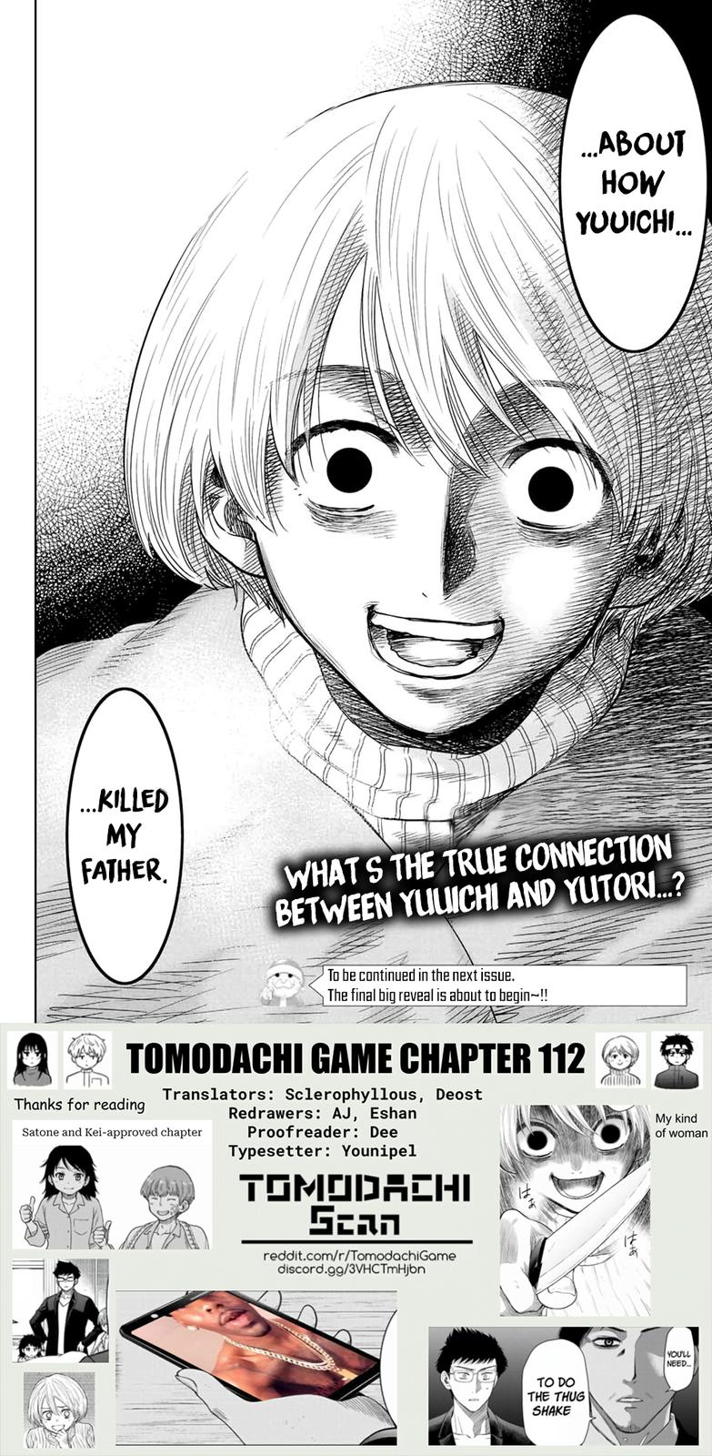 Tomodachi Game Chap 112 - Next Chap 113