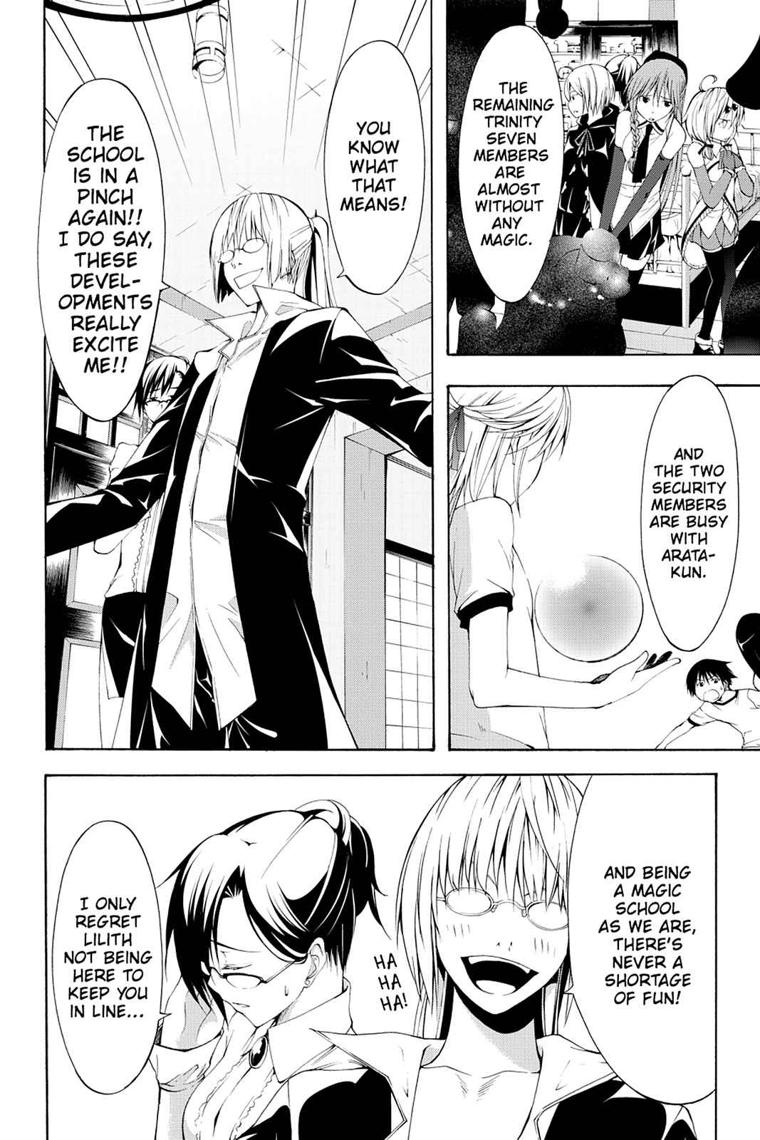 Trinity Seven: 7-Nin no Mahoutsukai Chap 14 - Next Chap 15
