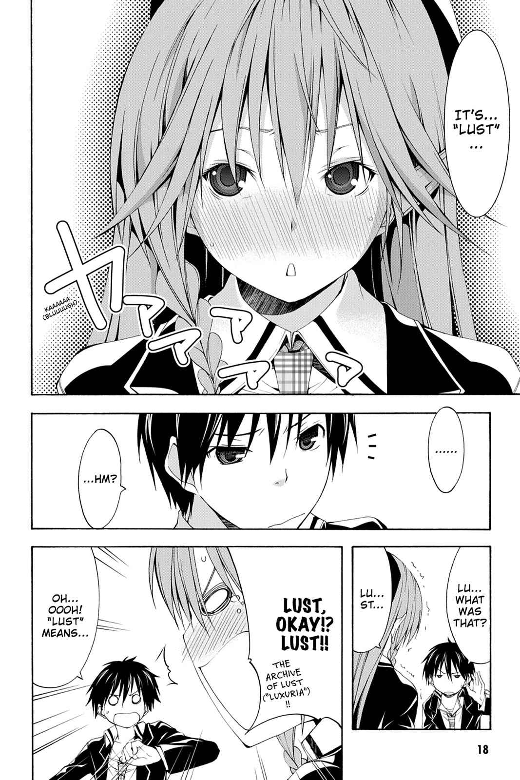 Trinity Seven: 7-Nin no Mahoutsukai Chap 18 - Next Chap 19