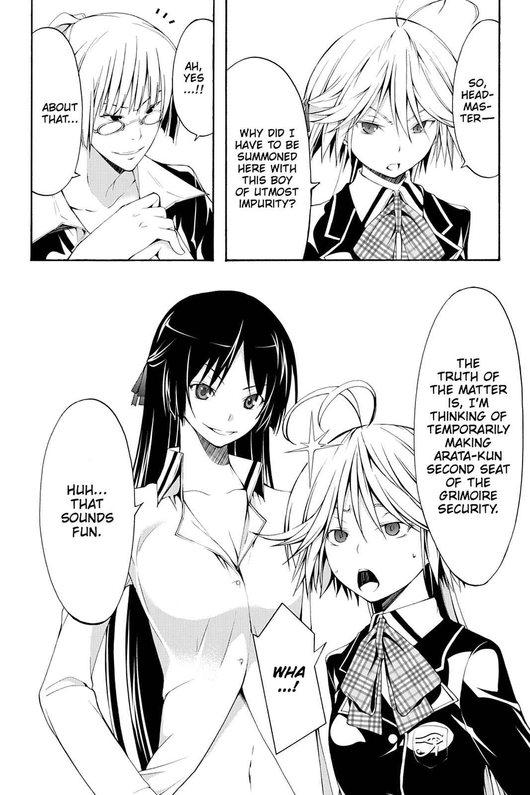 Trinity Seven: 7-Nin no Mahoutsukai Chap 19 - Next Chap 20