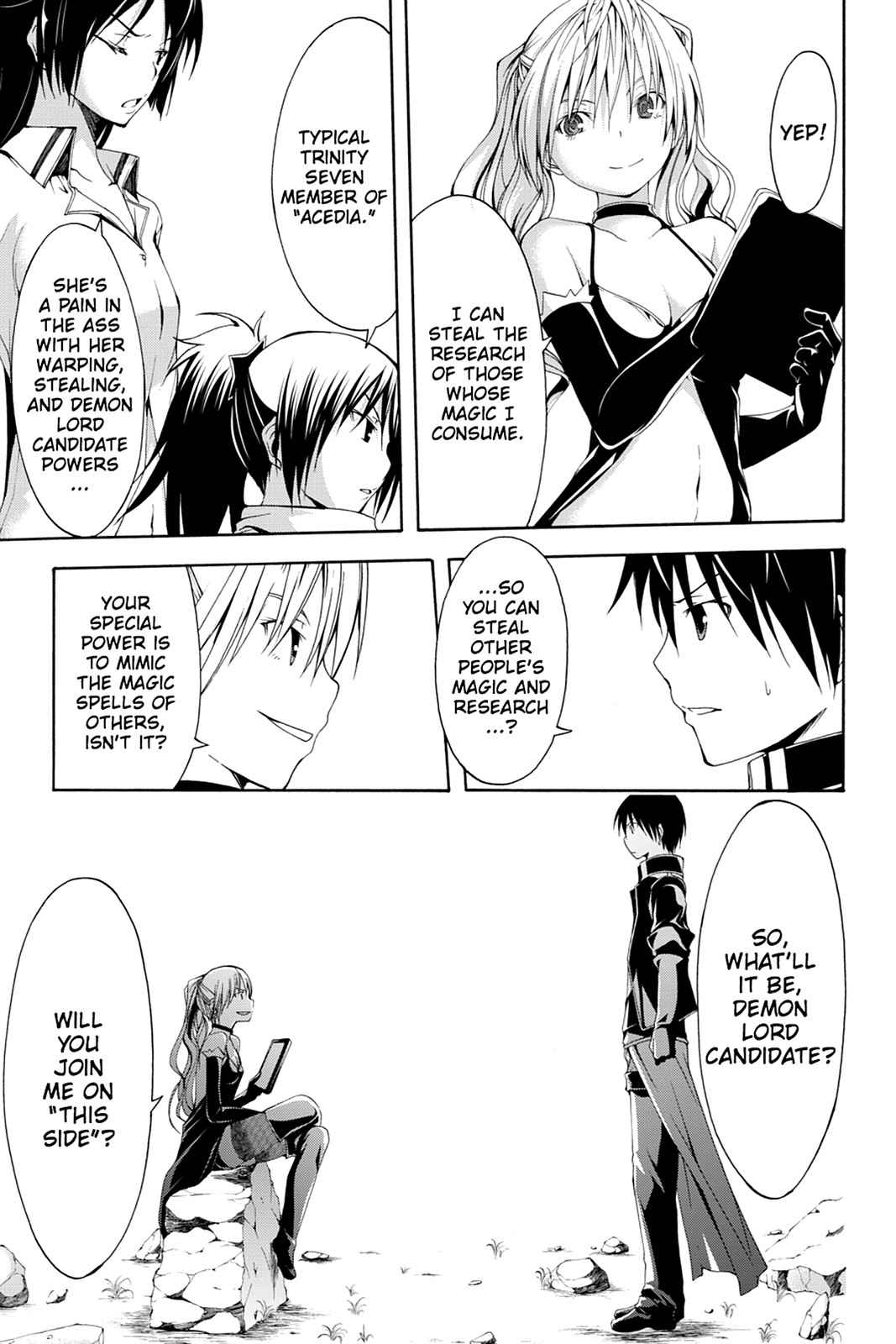 Trinity Seven: 7-Nin no Mahoutsukai Chap 12 - Next Chap 13