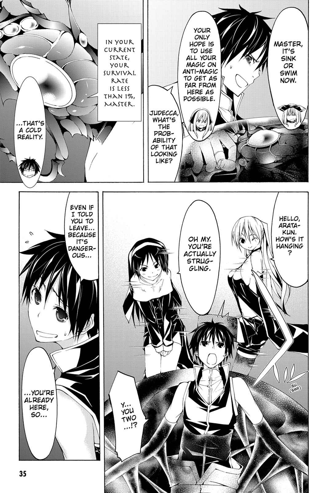 Trinity Seven: 7-Nin no Mahoutsukai Chap 36 - Next Chap 37