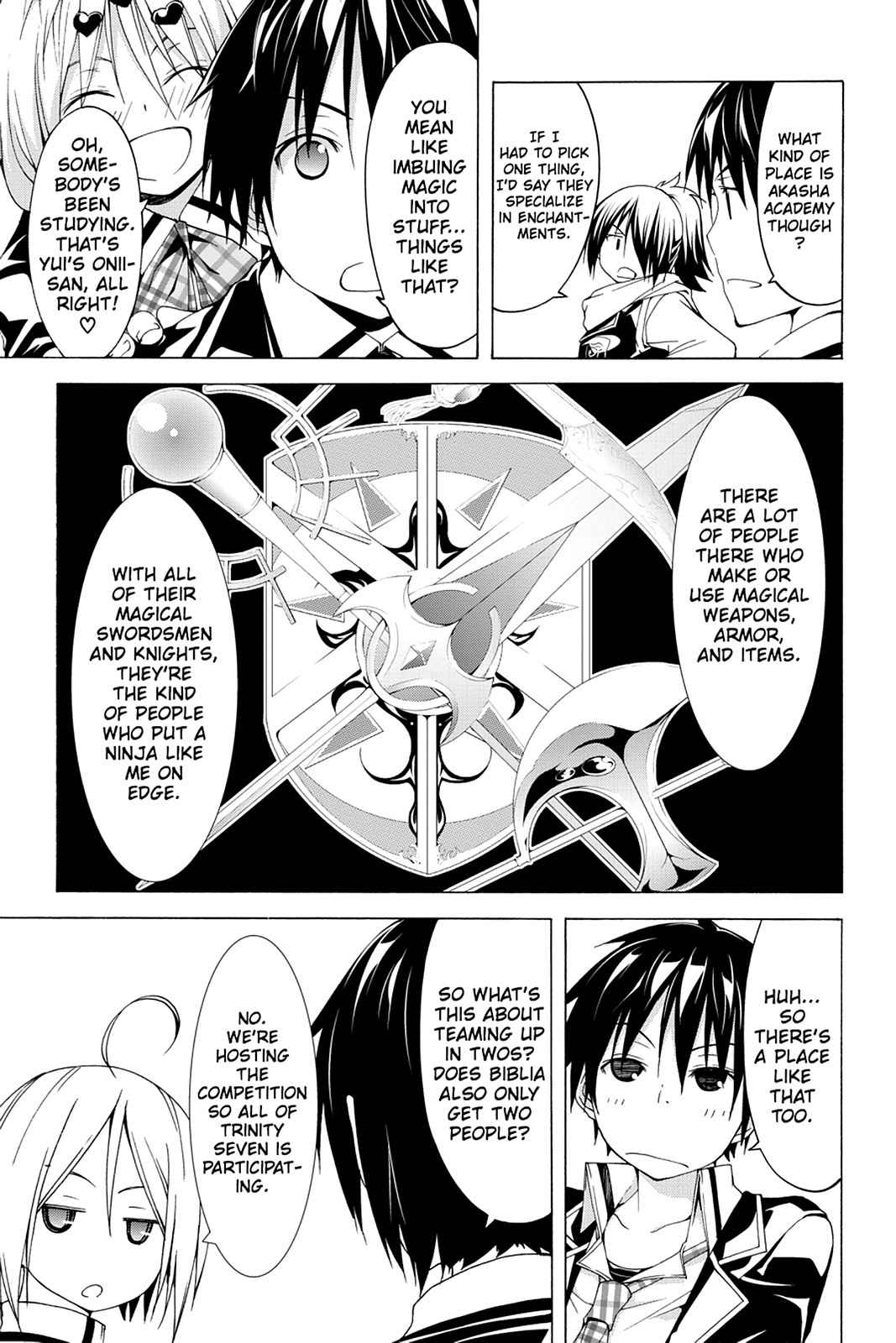 Trinity Seven: 7-Nin no Mahoutsukai Chap 39 - Next Chap 40