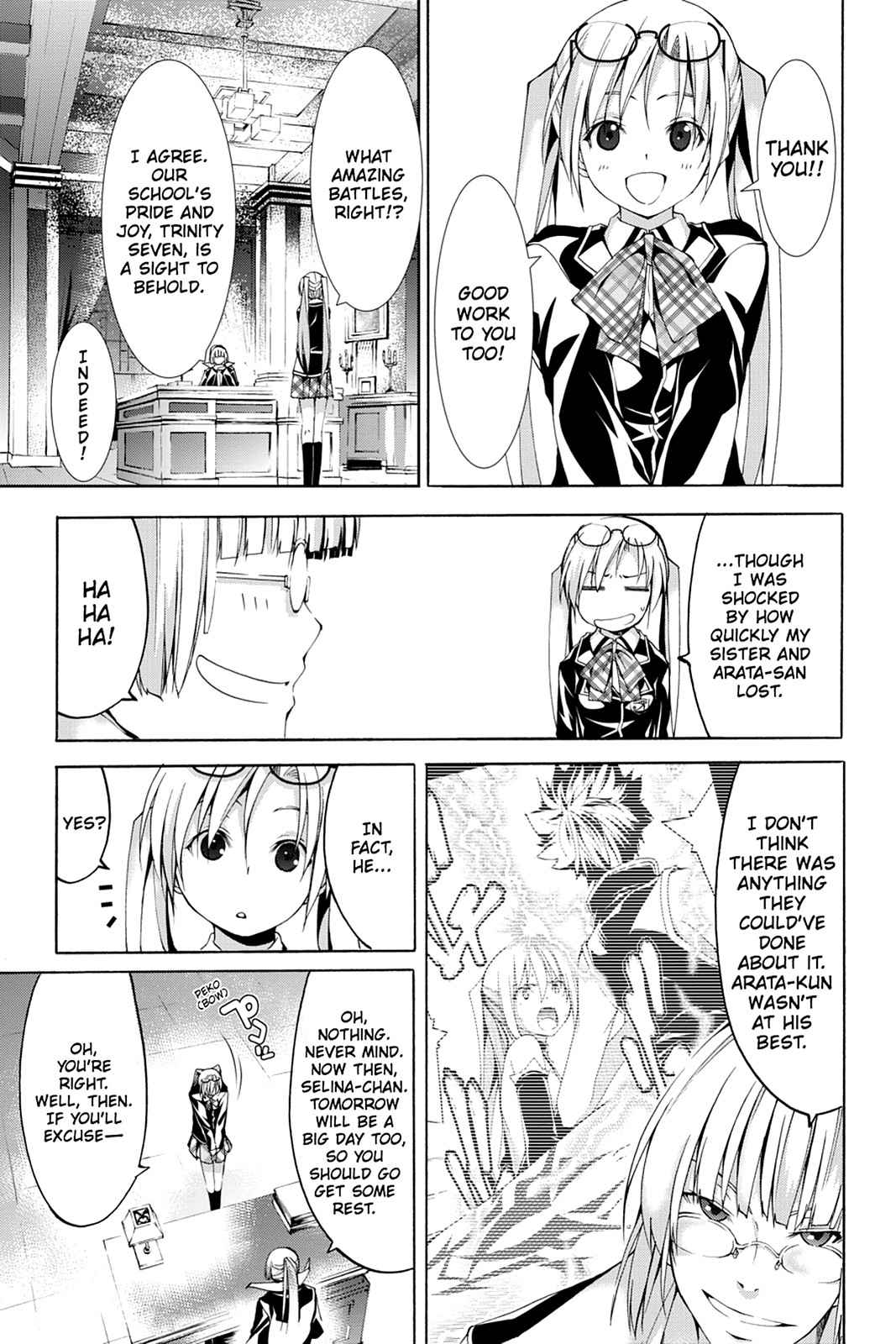 Trinity Seven: 7-Nin no Mahoutsukai Chap 45 - Next Chap 46