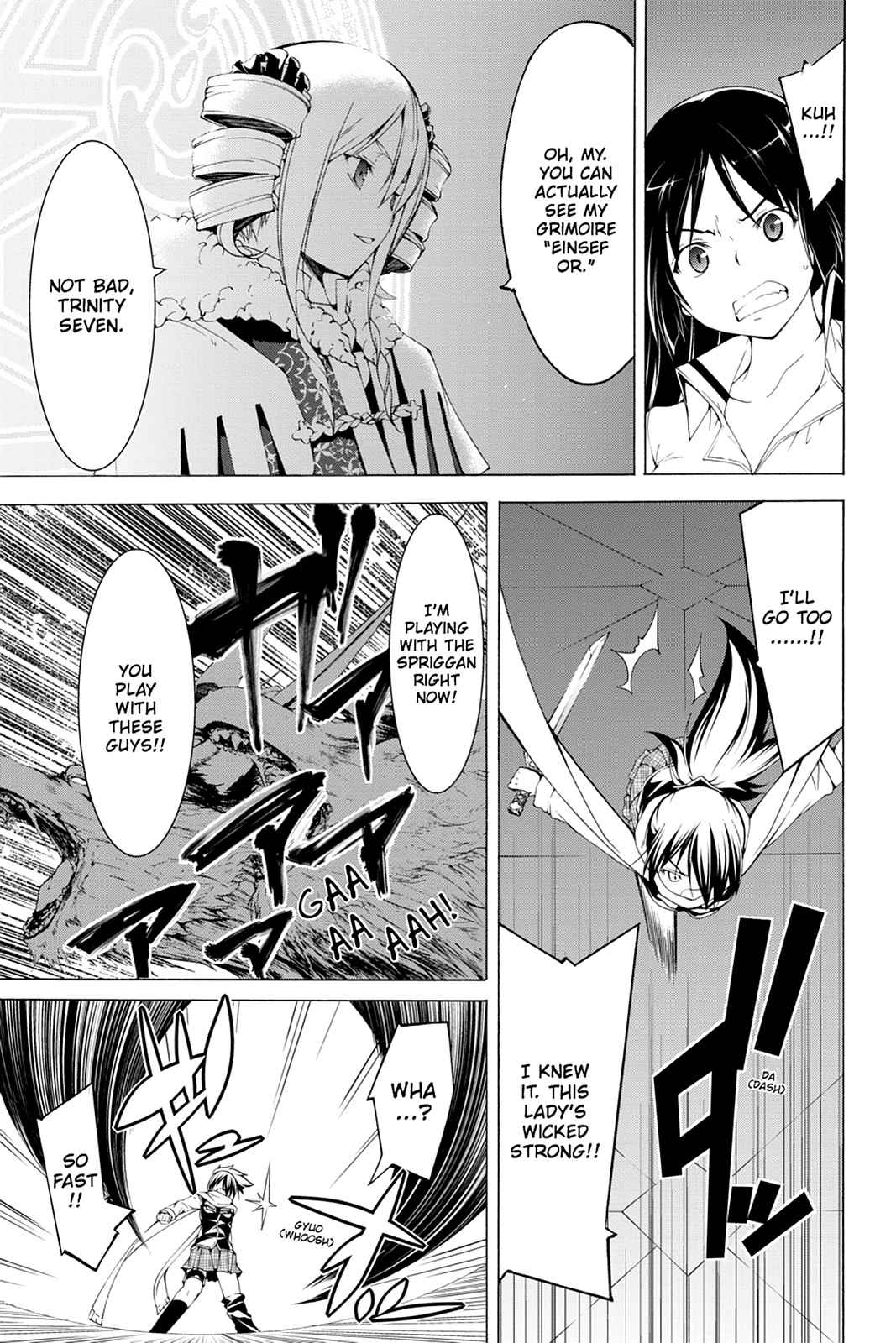 Trinity Seven: 7-Nin no Mahoutsukai Chap 45 - Next Chap 46