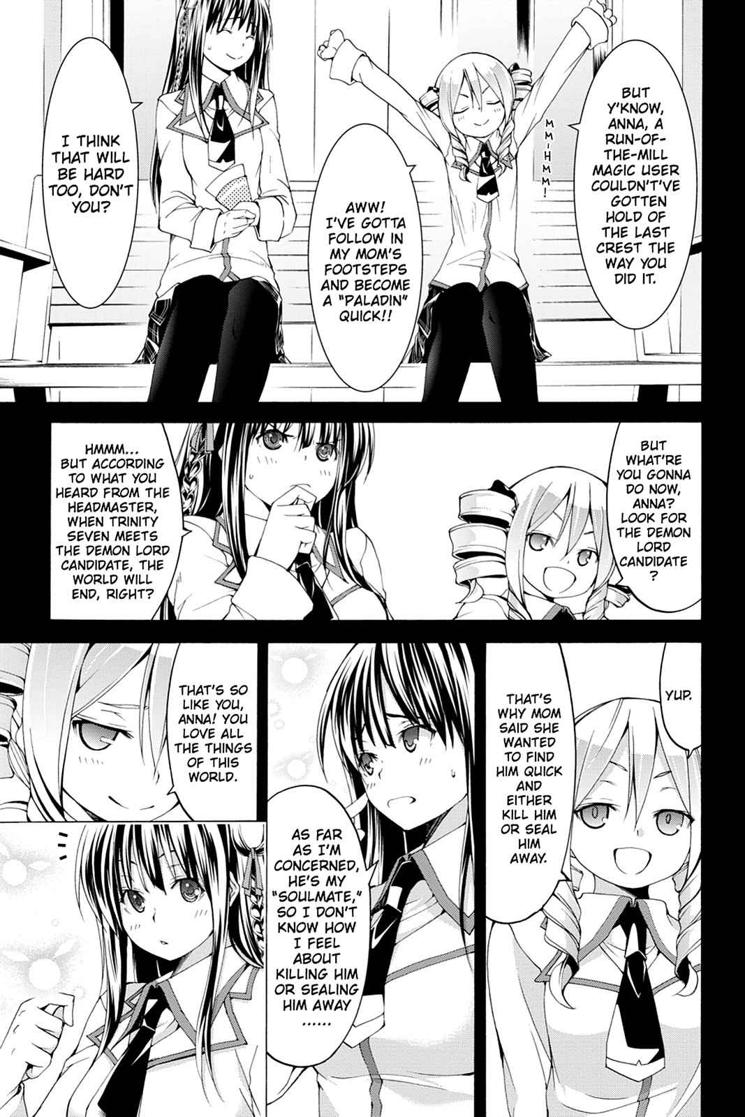 Trinity Seven: 7-Nin no Mahoutsukai Chap 48 - Next Chap 49