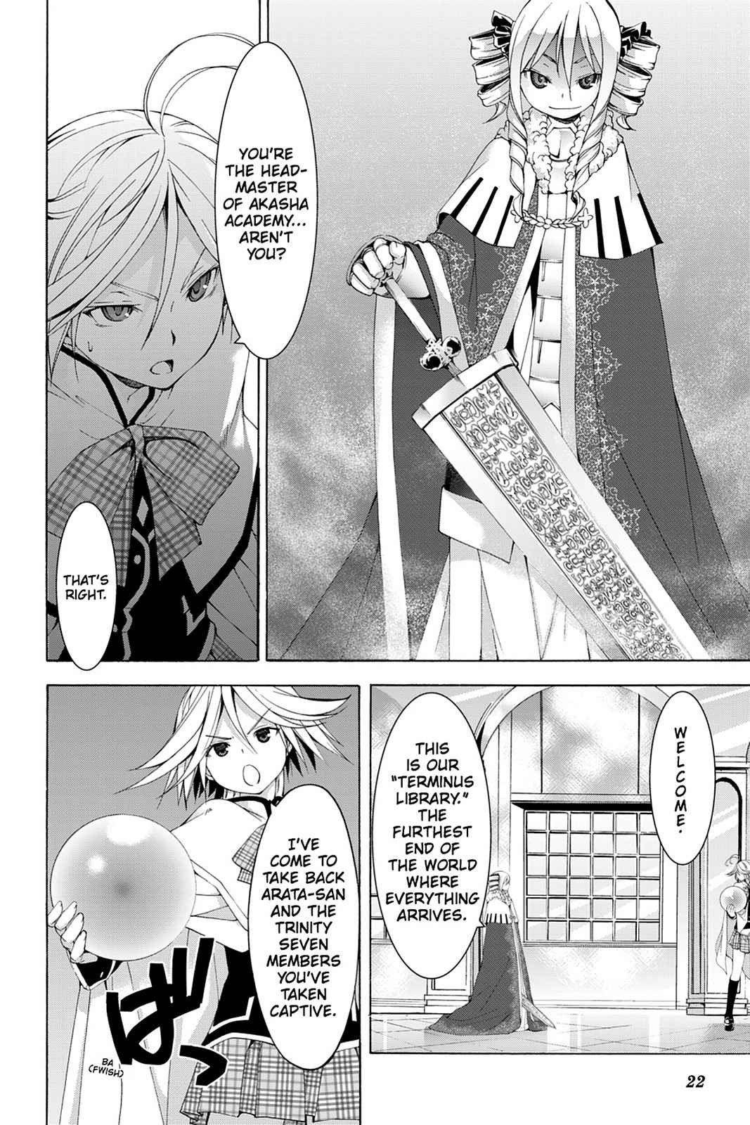 Trinity Seven: 7-Nin no Mahoutsukai Chap 49 - Next Chap 50