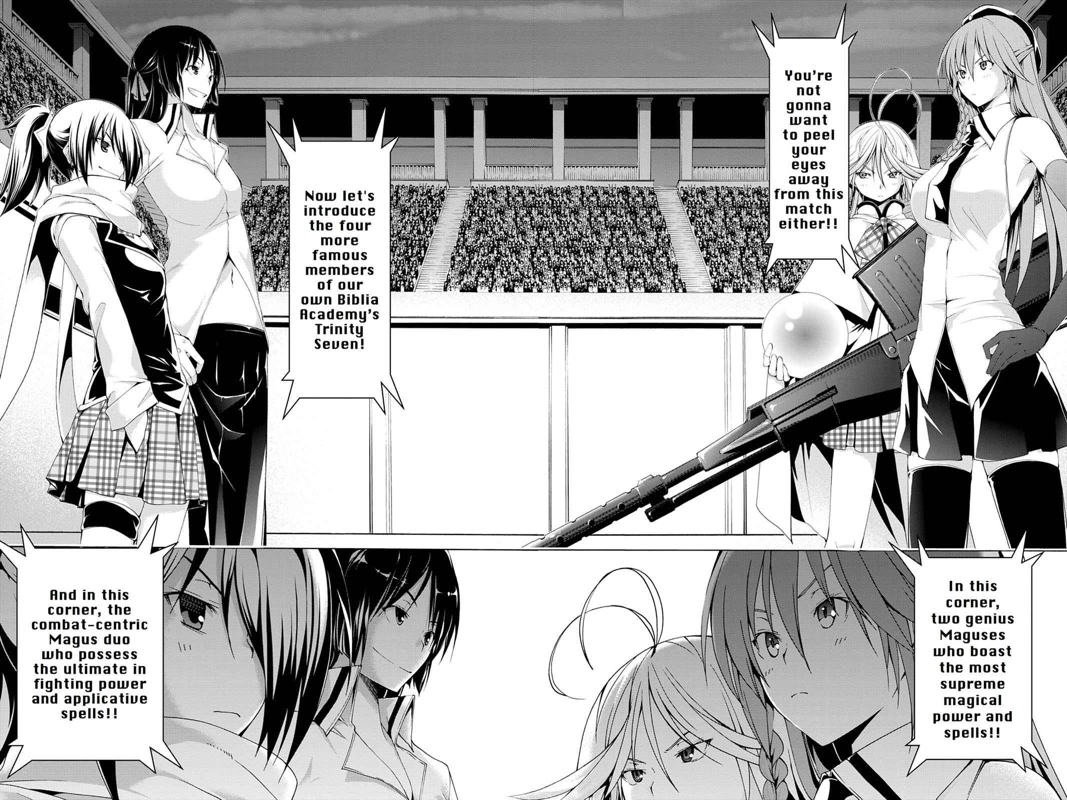 Trinity Seven: 7-Nin no Mahoutsukai Chap 43 - Next Chap 44