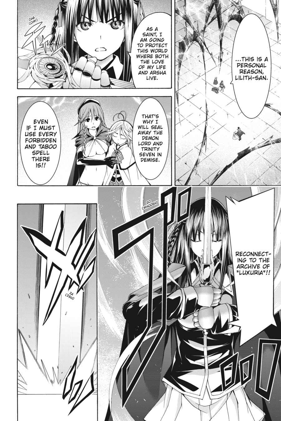Trinity Seven: 7-Nin no Mahoutsukai Chap 56 - Next Chap 57