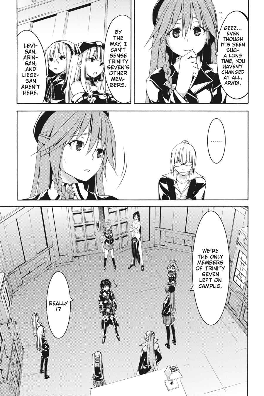 Trinity Seven: 7-Nin no Mahoutsukai Chap 62 - Next Chap 63