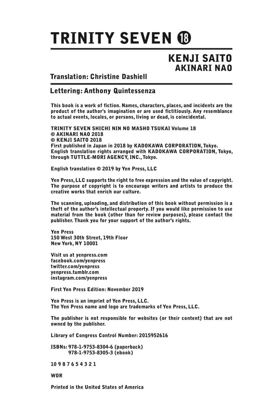 Trinity Seven: 7-Nin no Mahoutsukai Chap 81 - Next Chap 82