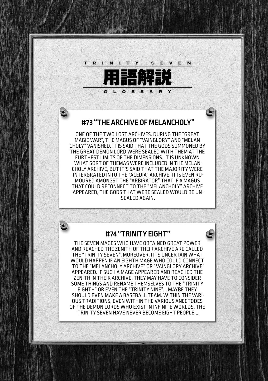 Trinity Seven: 7-Nin no Mahoutsukai Chap 106 - Next Chap 107