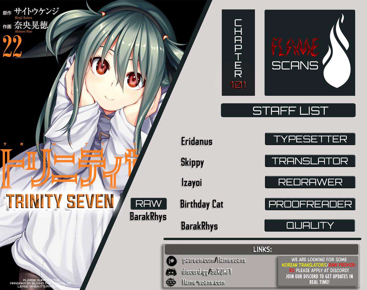 Trinity Seven: 7-Nin no Mahoutsukai Chap 101 - Next Chap 102
