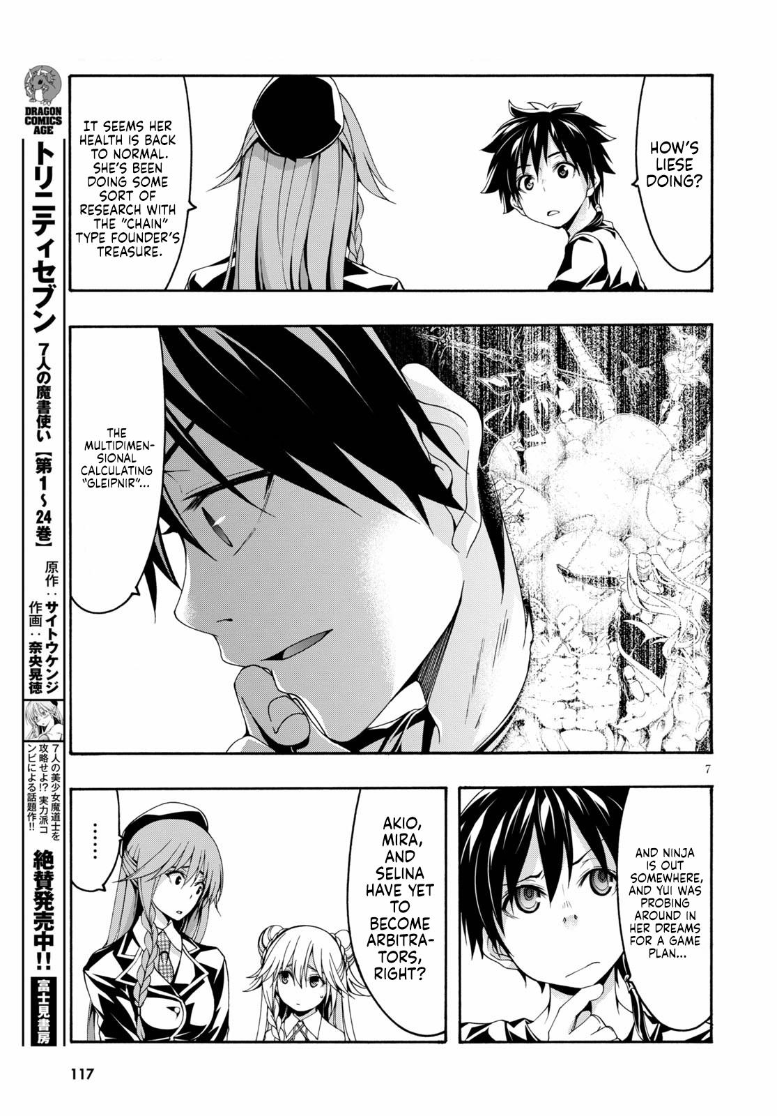 Trinity Seven: 7-Nin no Mahoutsukai Chap 117 - Next Chap 118