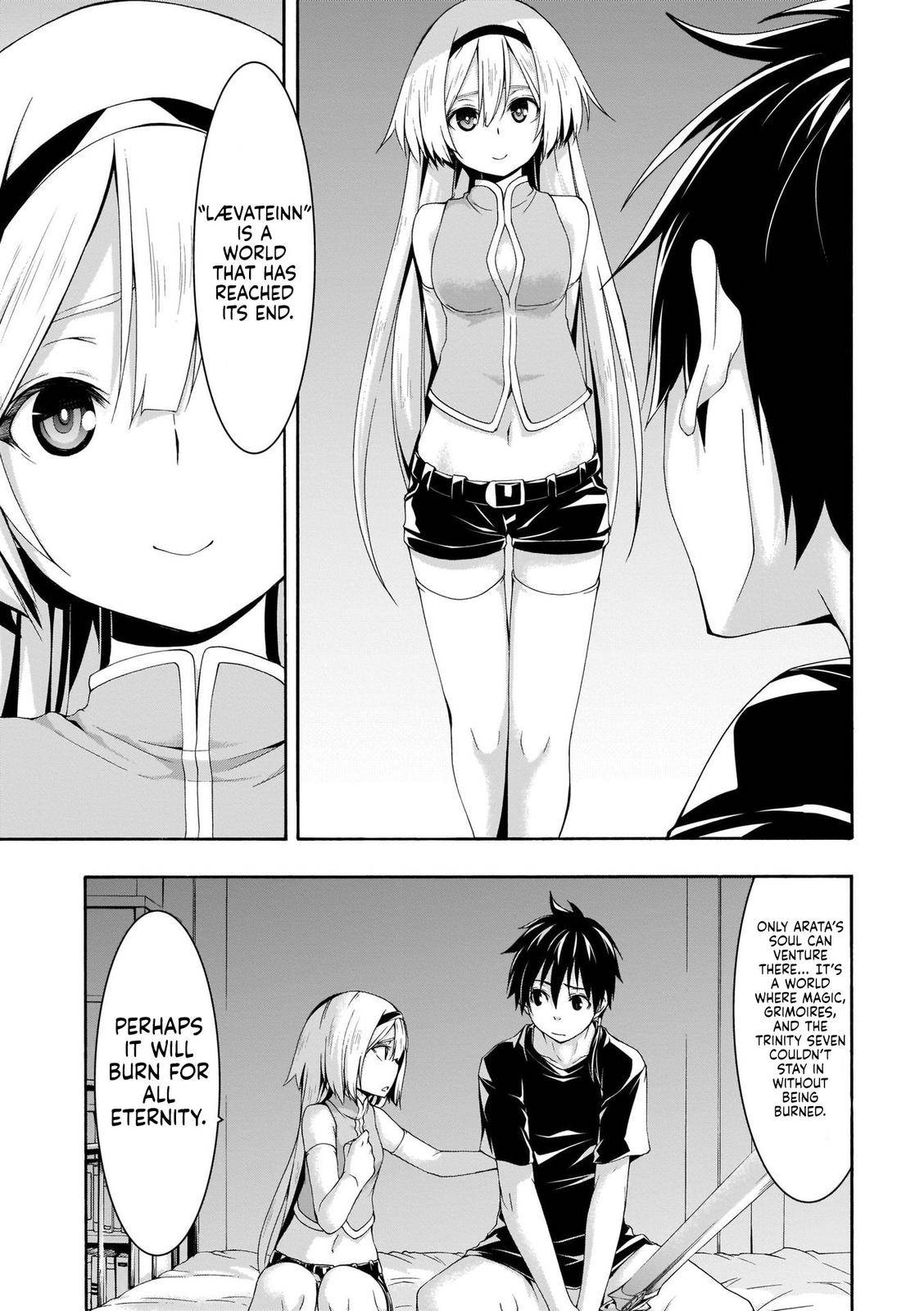 Trinity Seven: 7-Nin no Mahoutsukai Chap 110 - Next Chap 111