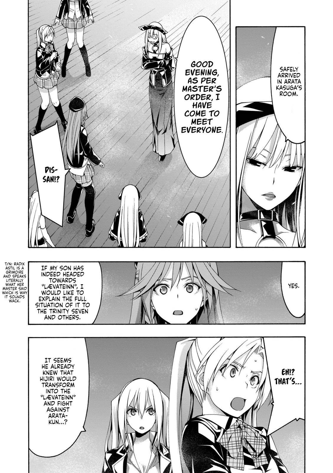 Trinity Seven: 7-Nin no Mahoutsukai Chap 111 - Next Chap 112