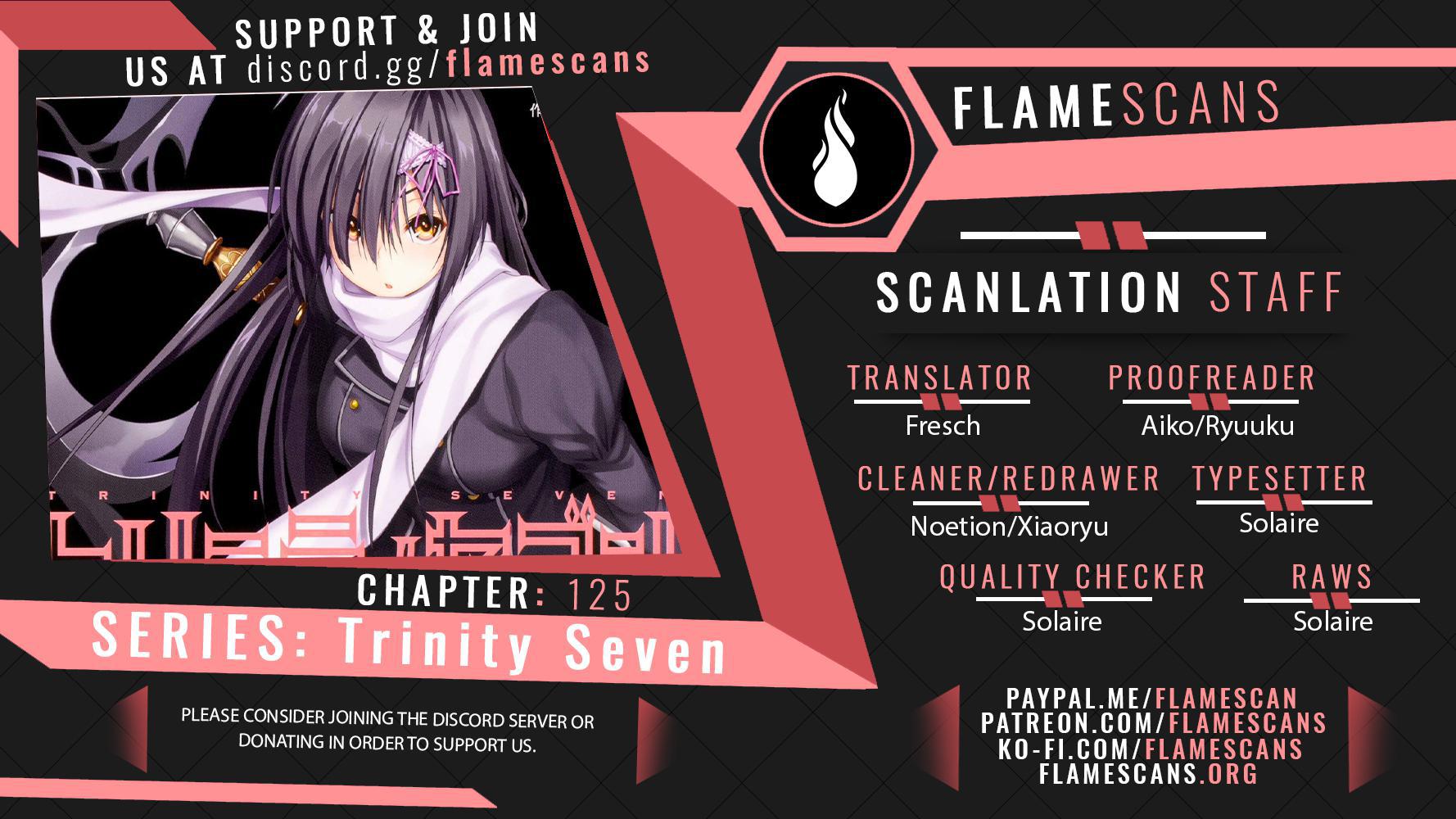 Trinity Seven: 7-Nin no Mahoutsukai Chap 125 - Next Chap 126