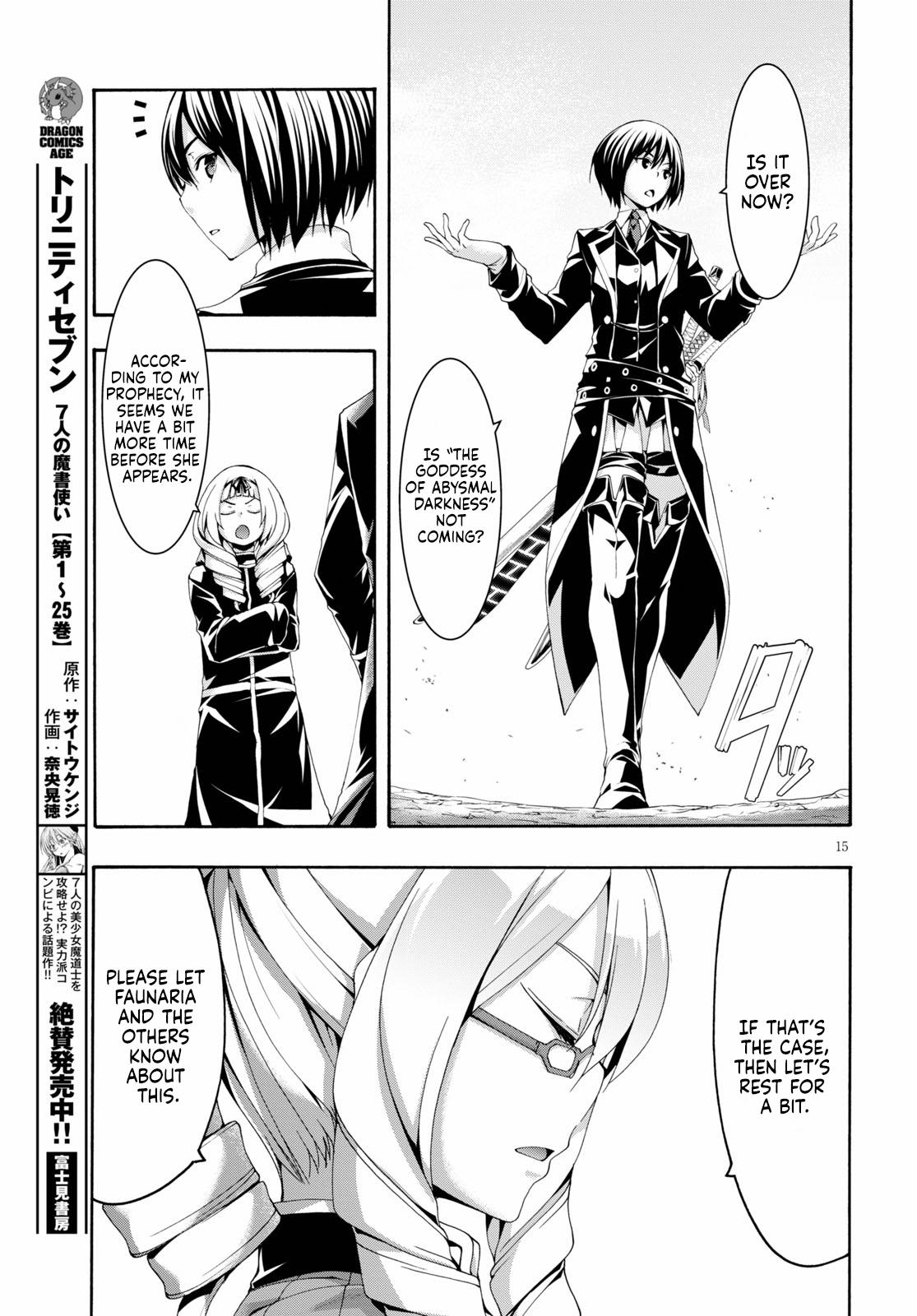 Trinity Seven: 7-Nin no Mahoutsukai Chap 122 - Next Chap 123