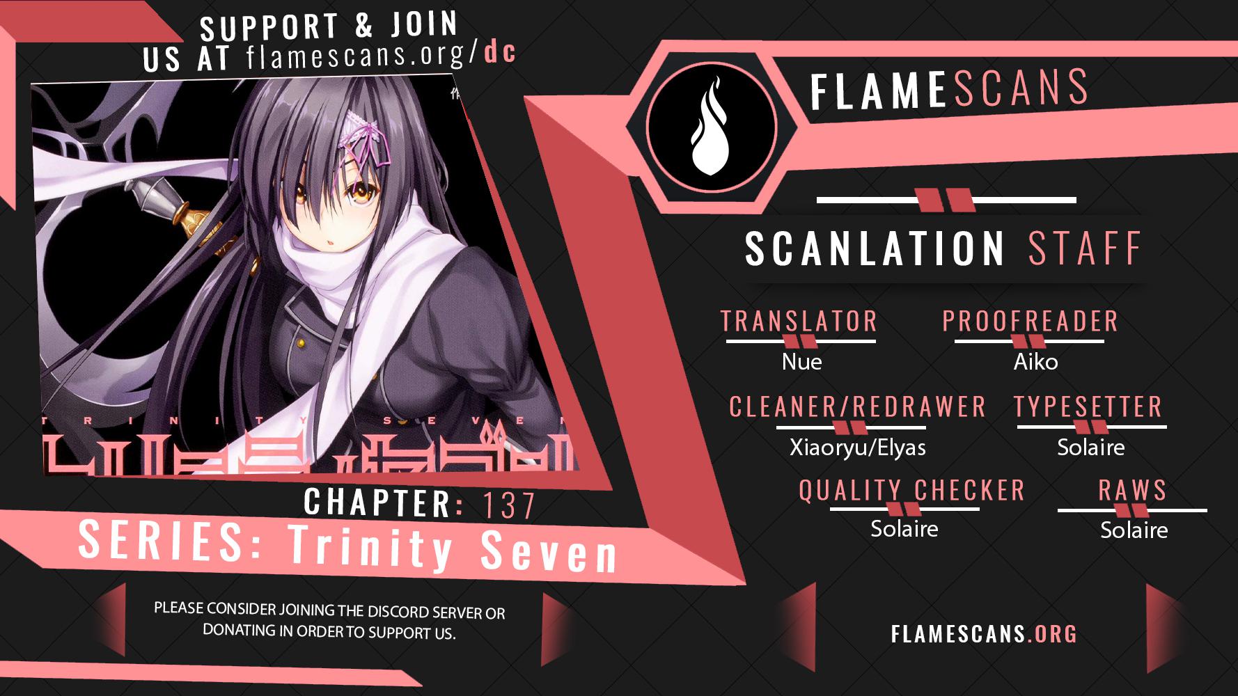 Trinity Seven: 7-Nin no Mahoutsukai Chap 137 - Next Chap 138
