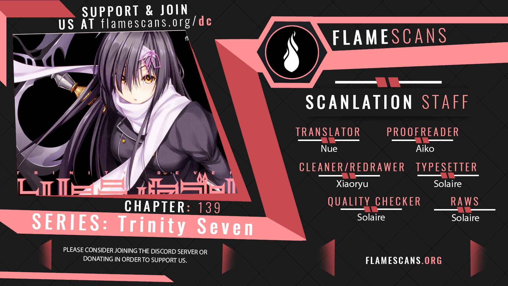 Trinity Seven: 7-Nin no Mahoutsukai Chap 139 - Next Chap 140