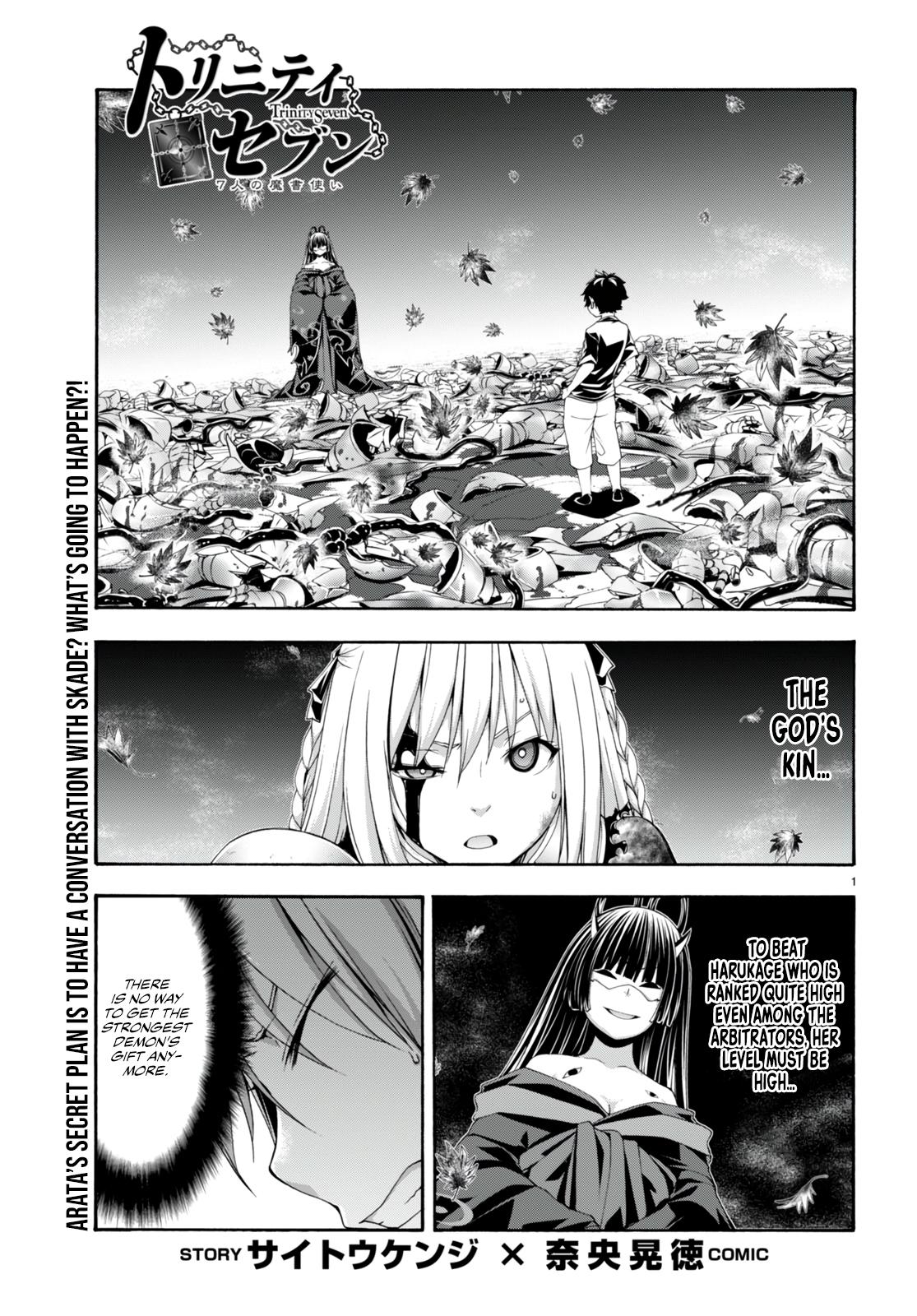 Trinity Seven: 7-Nin no Mahoutsukai Chap 130 - Next Chap 131
