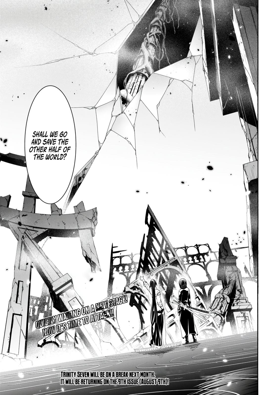 Trinity Seven: 7-Nin no Mahoutsukai Chap 145 - Next Chap 146