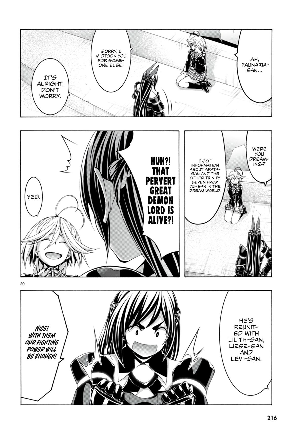 Trinity Seven: 7-Nin no Mahoutsukai Chap 148 - Next Chap 149
