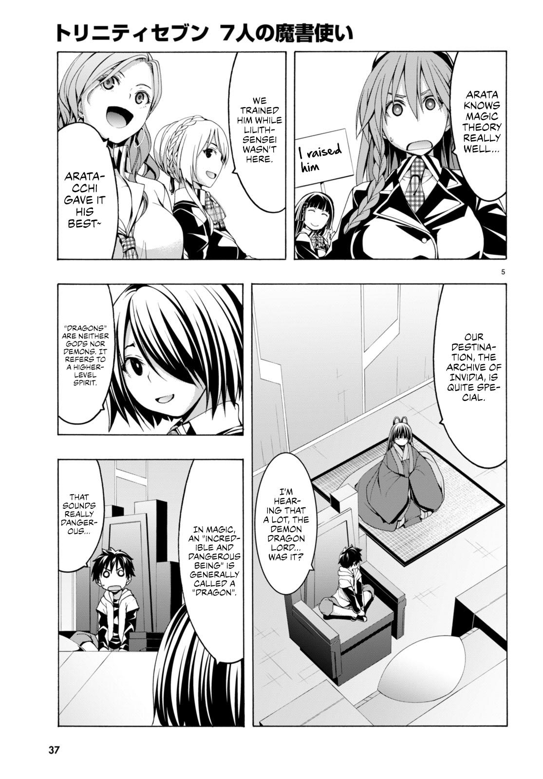 Trinity Seven: 7-Nin no Mahoutsukai Chap 140 - Next Chap 141
