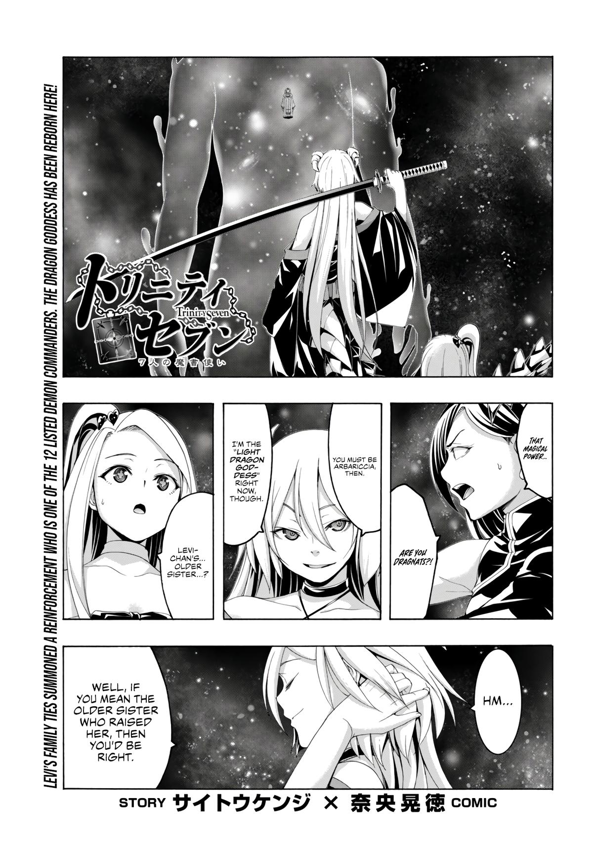 Trinity Seven: 7-Nin no Mahoutsukai Chap 154 - Next Chap 155