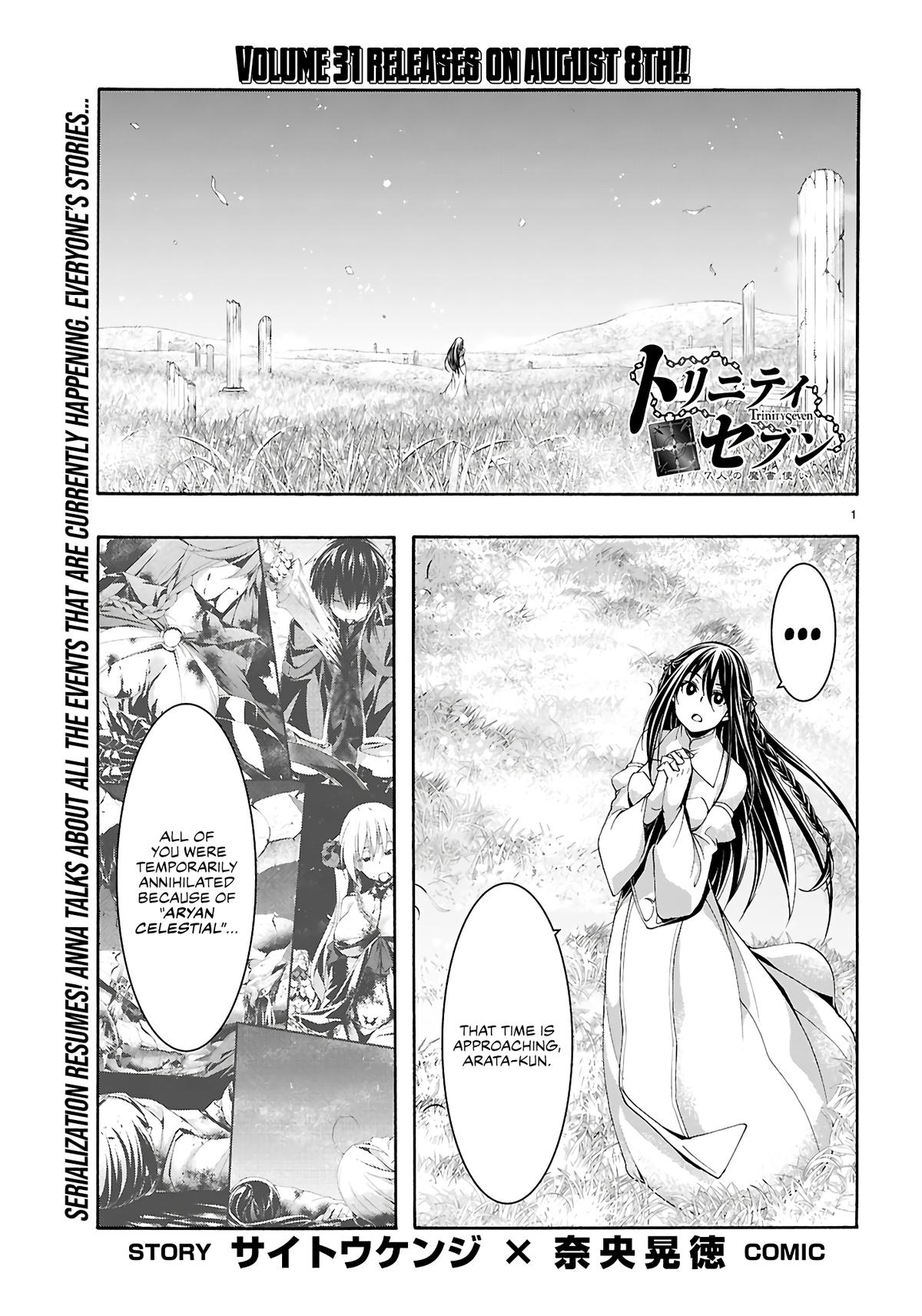 Trinity Seven: 7-Nin no Mahoutsukai Chap 156 - Next Chap 157
