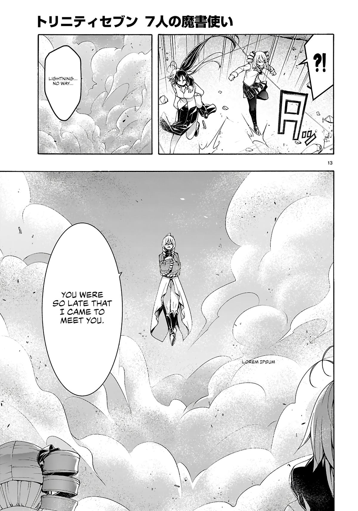 Trinity Seven: 7-Nin no Mahoutsukai Chap 159 - Next Chap 160