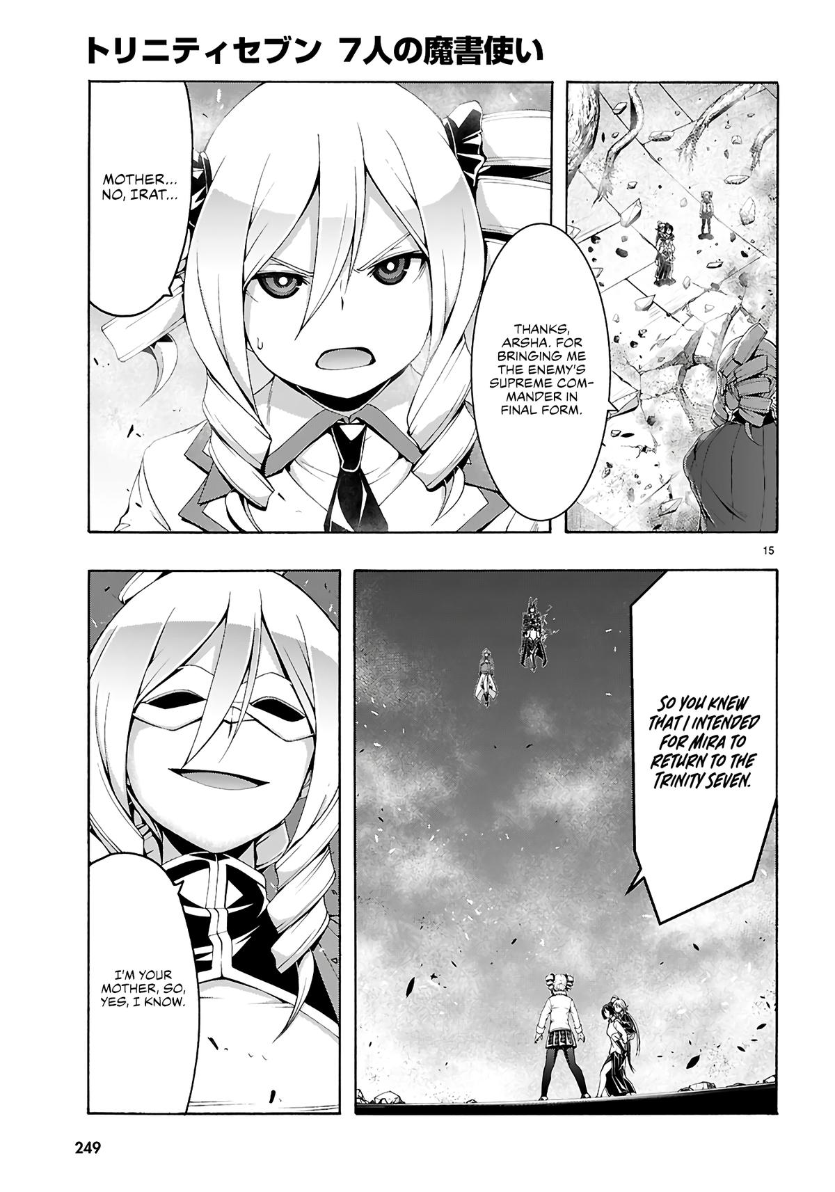 Trinity Seven: 7-Nin no Mahoutsukai Chap 159 - Next Chap 160
