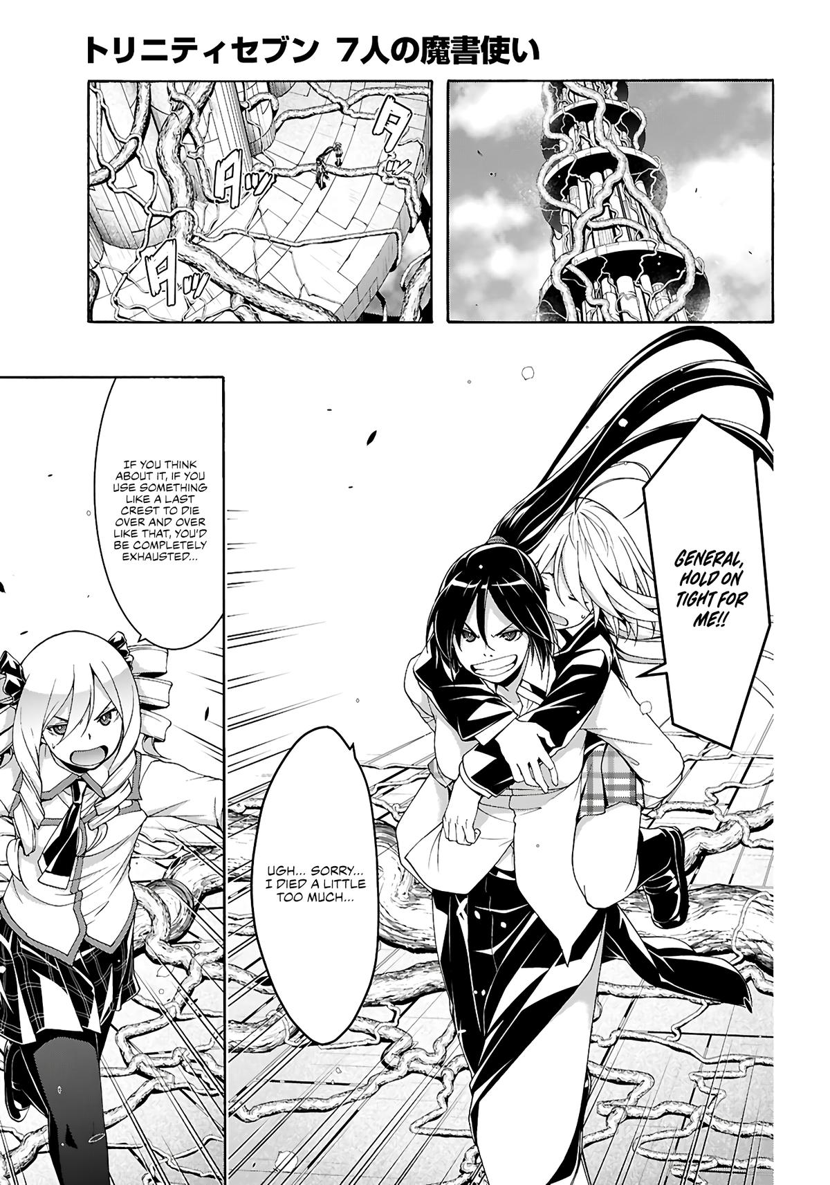 Trinity Seven: 7-Nin no Mahoutsukai Chap 159 - Next Chap 160