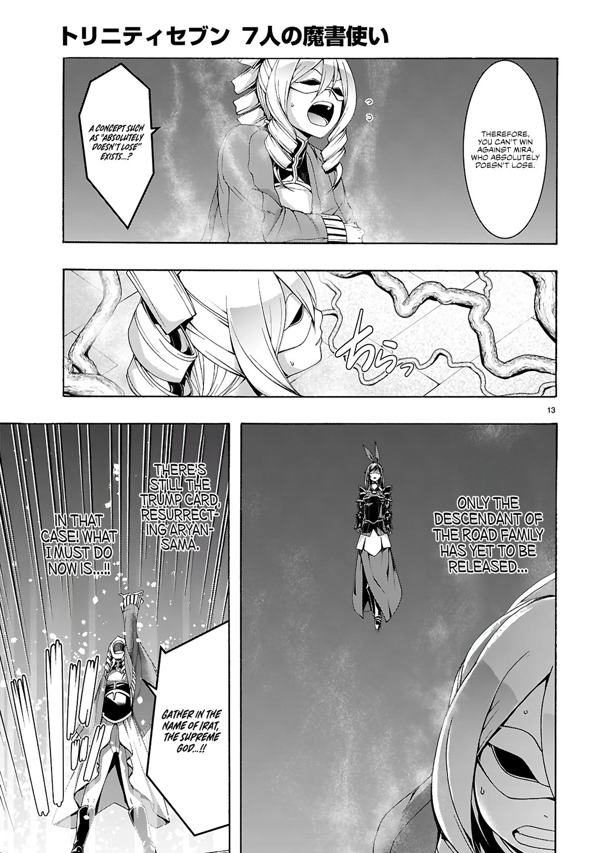 Trinity Seven: 7-Nin no Mahoutsukai Chap 160 - Next Chap 161