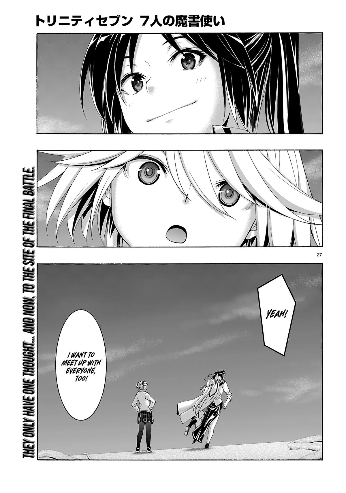 Trinity Seven: 7-Nin no Mahoutsukai Chap 160 - Next Chap 161