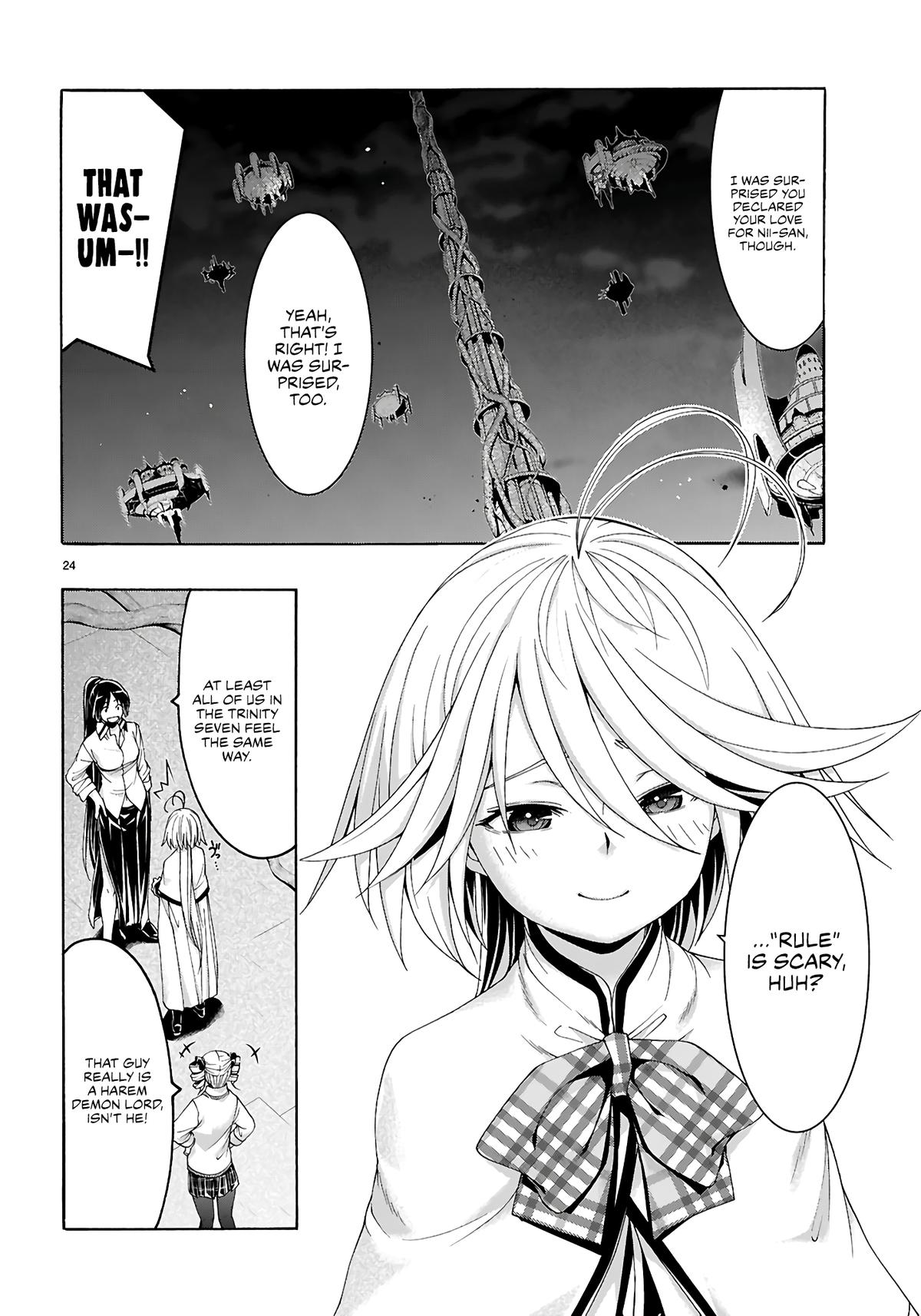 Trinity Seven: 7-Nin no Mahoutsukai Chap 160 - Next Chap 161