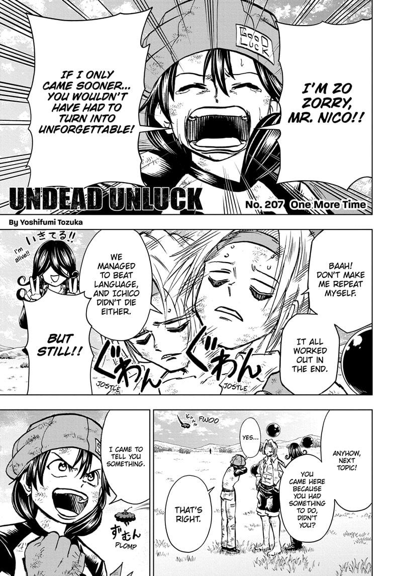 UNDEAD UNLUCK Chap 207 - Next Chap 208